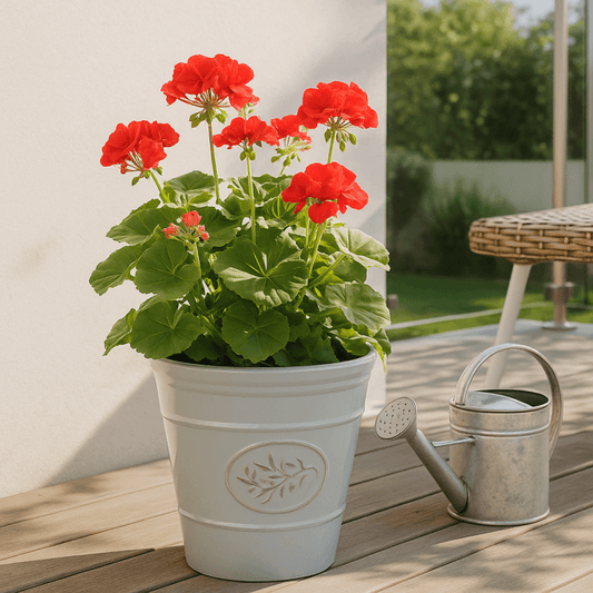 Olive Ceramic Patio Planter