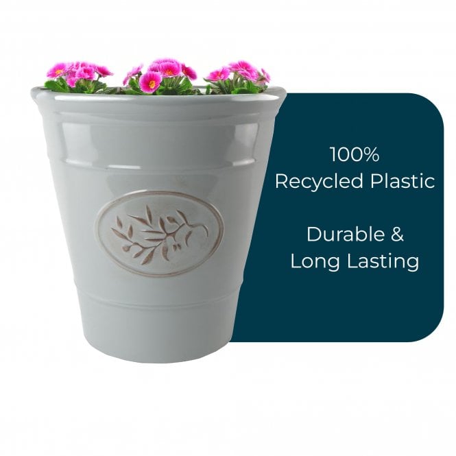 Olive Ceramic Patio Planter